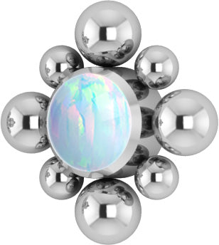 TT int CLUSTER HEAD W/OPAL 1,2mm WH 2,5mm