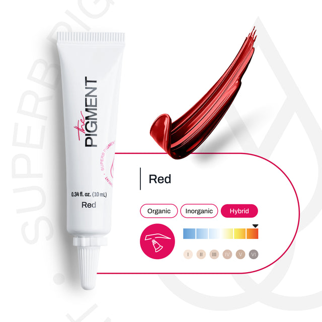 Pigmento para Microblading - Red - 10ml