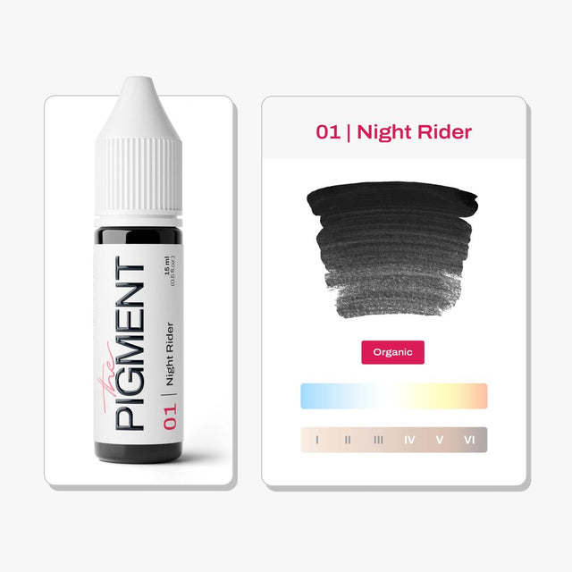 The Pigment Eyeliner PMU - 01 Night Rider (15ml)
