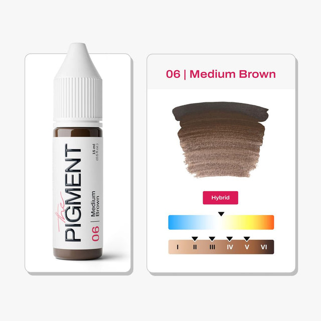 The Pigment Cejas PMU - 06 Medium Brown (15ml)