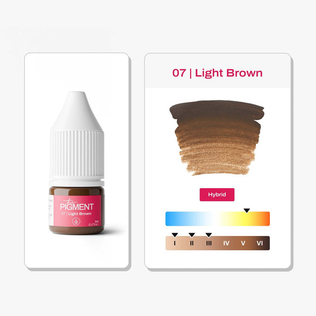 The Pigment PMU Cejas - 07 Light Brown - 5ml