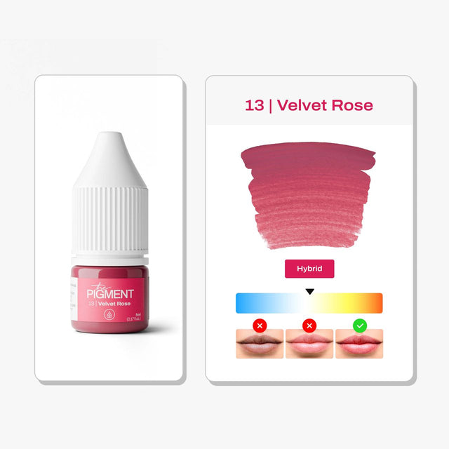 Lips PMU Pigment - 13 Velvet Rose - 5ml