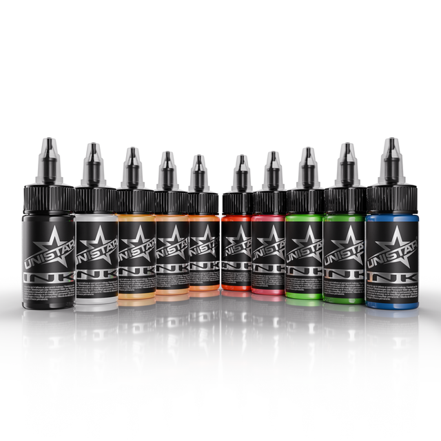 Tintas UNISTAR COLORS Ink - TOP BASIC SET 10x30ml