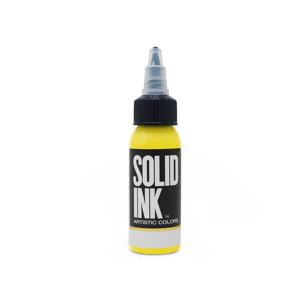 Tinta Yellow (30ml) - Solid Artistic Color - NO PARA USO EN PIEL HUMANA