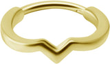 GD 316 HINGED RING (V SHAPE) 1,2x12mm