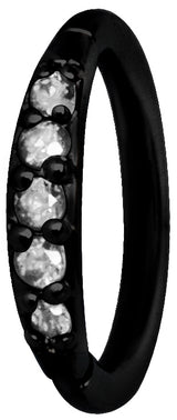 BK 316 HINGED RING SET with Jewels