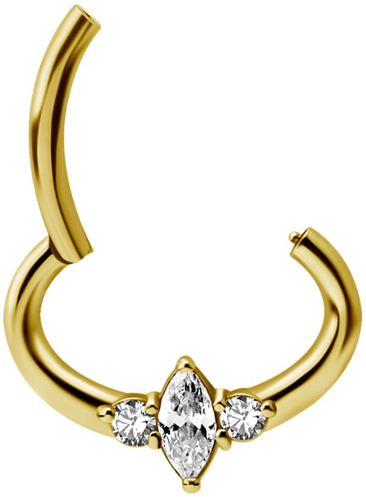 GD 316 HINGED SEPTUM/DAITH CLICKER 1,2x6mm WH mod. 09