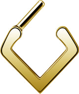 GD 316 PLAIN V SHAPED SEPTUM CLICKER