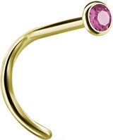 GD 316 JEWELLD NOSE STUD BENT sfera 2.35mm