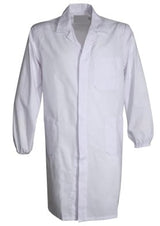 Bata médica unisex con broches