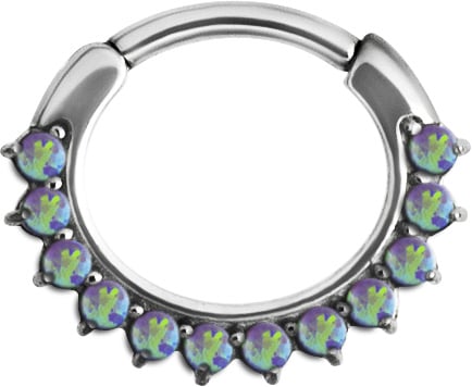 SS 316 OPAL CURVED SEPTUM CLICKERS