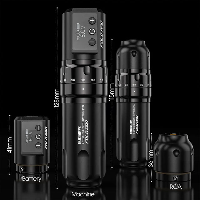 Pen inalámbrica Dragonhawk Mast Fold Pro- Negra