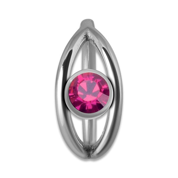 SS 316 JEWELLED HINGED RING ball 4mm