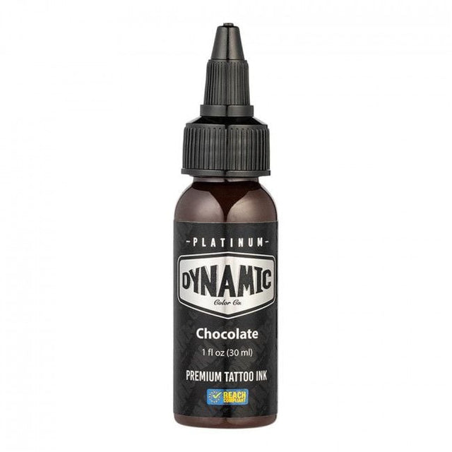 CHOCOLATE 30ml - DYNAMIC PLATINUM TATTOO INK REACH