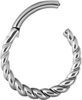 SS 316 HINGED RING TWISTED ROPE