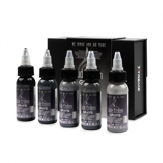 XTreme Ink 5x30ml - SUEDE ERDEM GRAYS SET