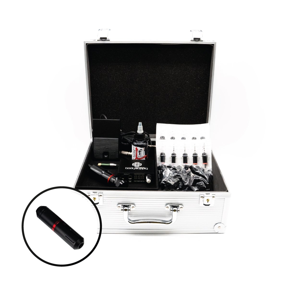 KIT MEDIO PARA TATUAJE - MAQUINA PEN