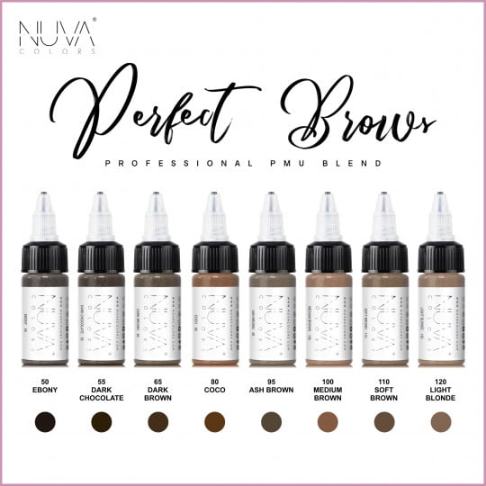 Nuva Colors PMU Set 8x15ml - EYEBROW COLLECTION