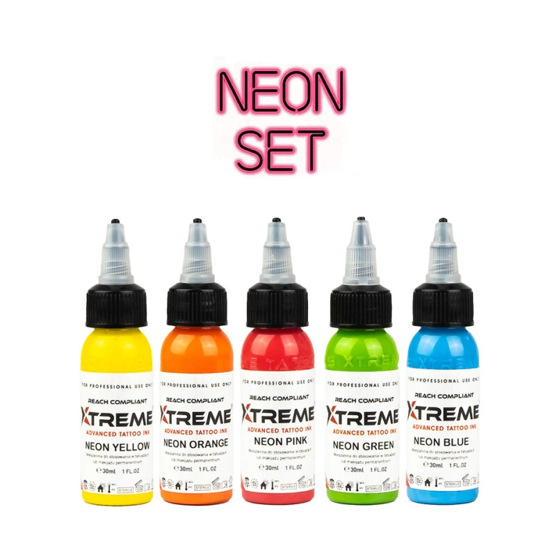 XTreme Ink 5x30ml - NEON SET