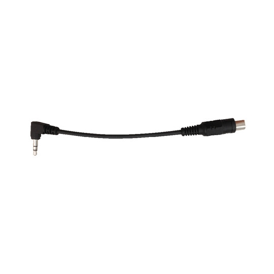 Conector jack de 3,5 mm en ángulo a RCA, Negro