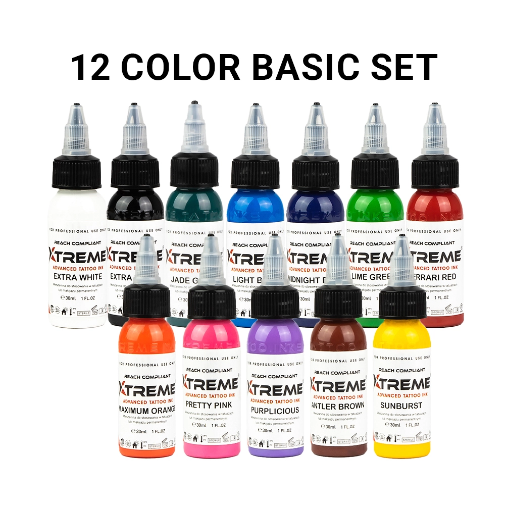 XTreme Ink 12x30ml - 12 COLOR SET