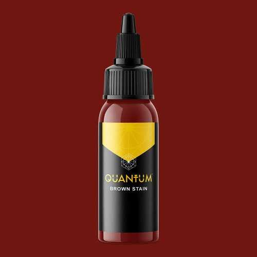 Brown Stain REACH Gold Label Quantum Tattoo Ink 30ml