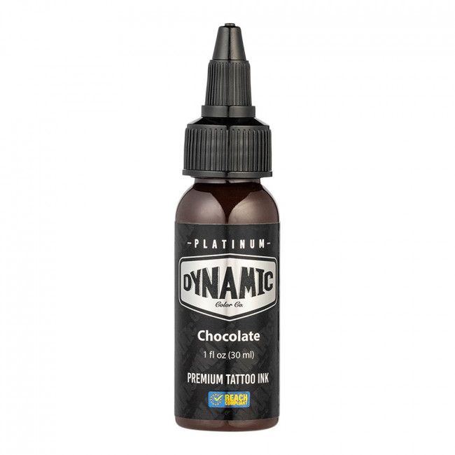 CHOCOLATE 30ml - DYNAMIC PLATINUM TATTOO INK REACH