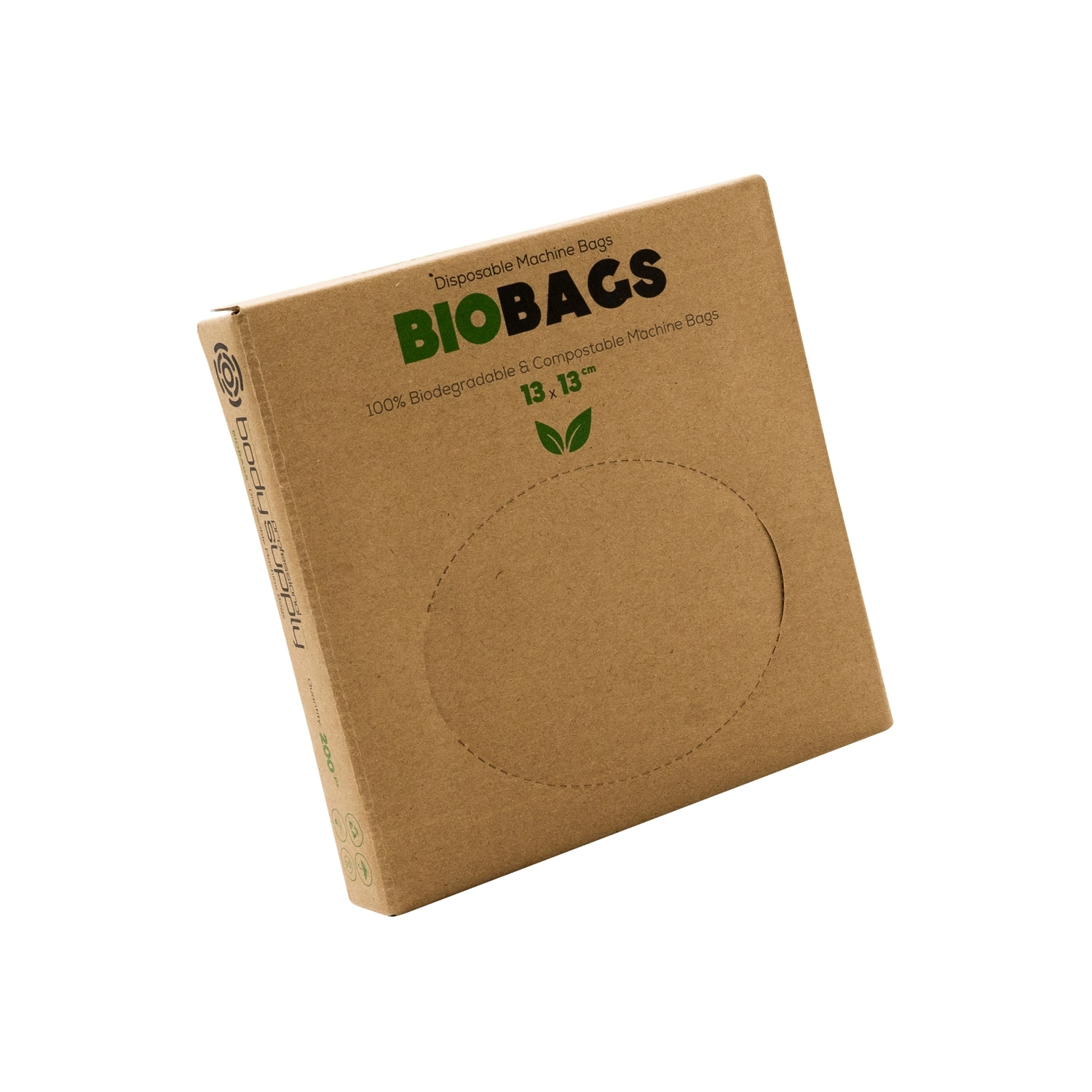 Bolsas cubre máquina biodegradables BodySupply 200 piezas - 13x13cm