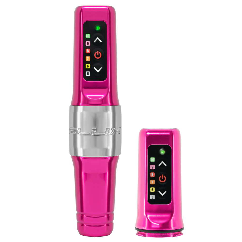 Spektra Flux Mini Wireless Tattoo Machine + PowerBolt adicional - Bubblegum