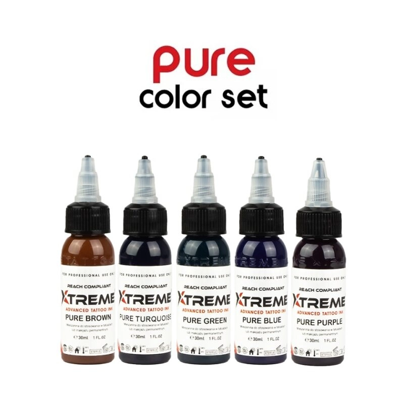 XTreme Ink 5x30ml - PURE COLOR SET