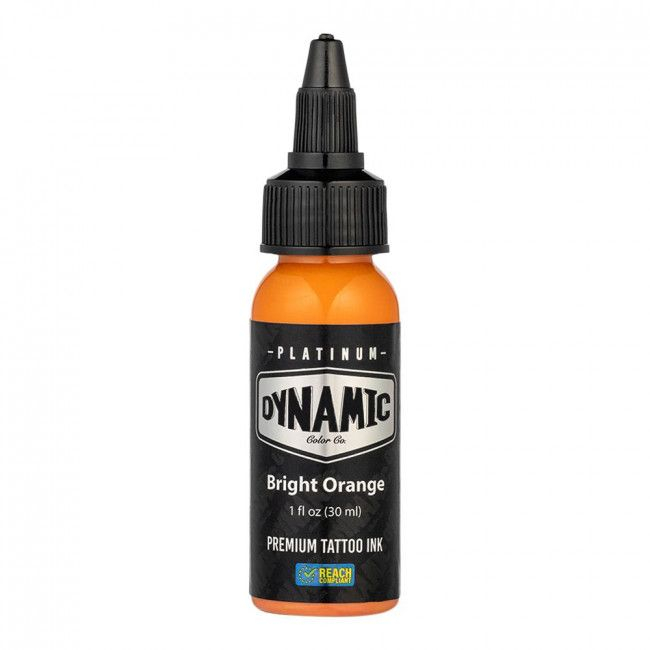 BRIGHT ORANGE 30ml - DYNAMIC PLATINUM TATTOO INK REACH