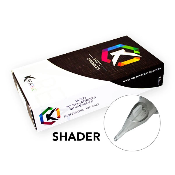 CARTUCHOS KREATIVE 20uds - 13RS Round Shader 0,35mm Long Taper