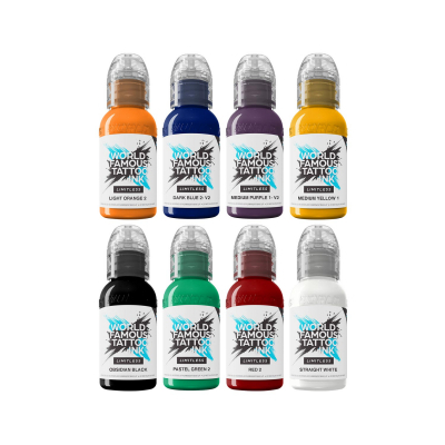 World Famous Limitless 8x30ml - Primary Colours Set 1