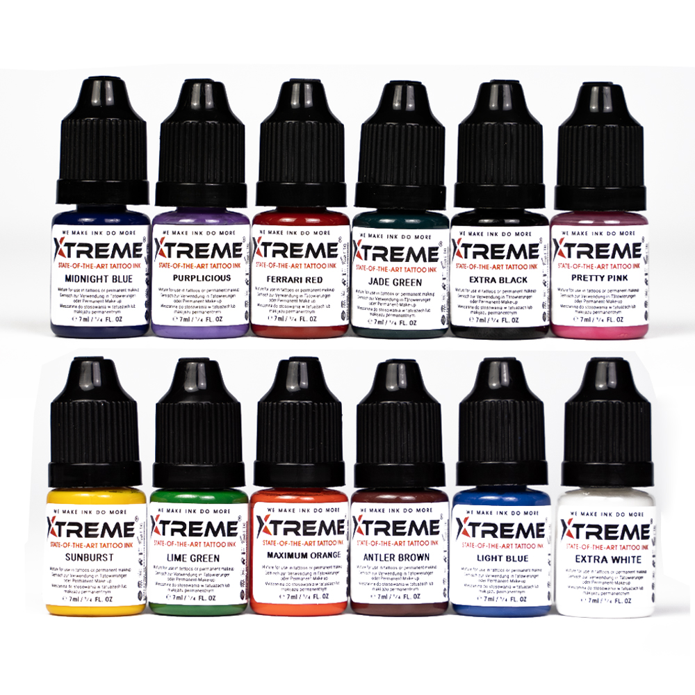 XTreme Ink 12x7ml - 12 COLOR SET