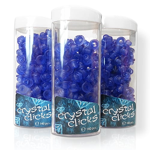 Crystal Clicks & Dispenser 140pcs