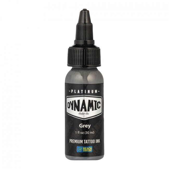 GREY 30ml - DYNAMIC PLATINUM TATTOO INK REACH