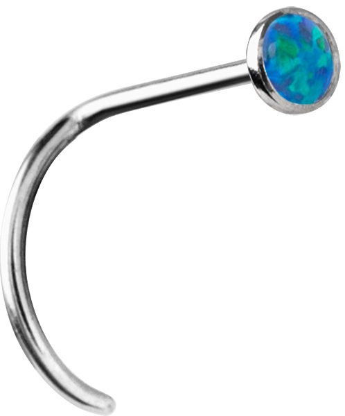 OPAL NOSESTUDS CURVED 0,8mm