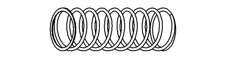 INNER PISTON SPRING STANDARD INK MACHINES