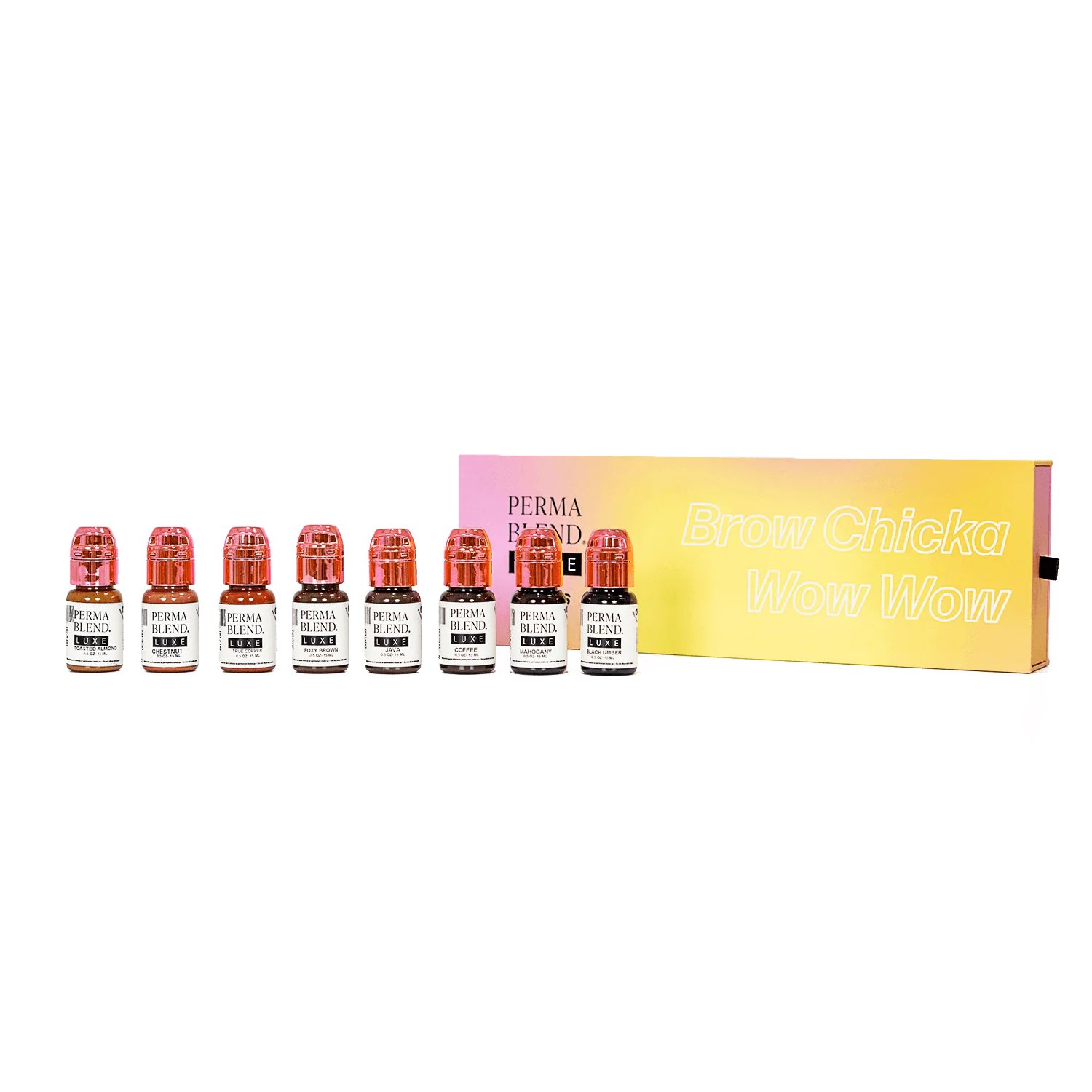 PermaBlend Luxe 8x15ml - Brow-Chicka Wow Wow Set