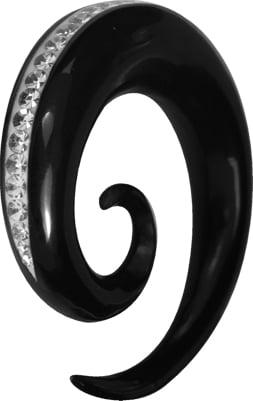 CRYSTAL HORN SPIRAL FRONT