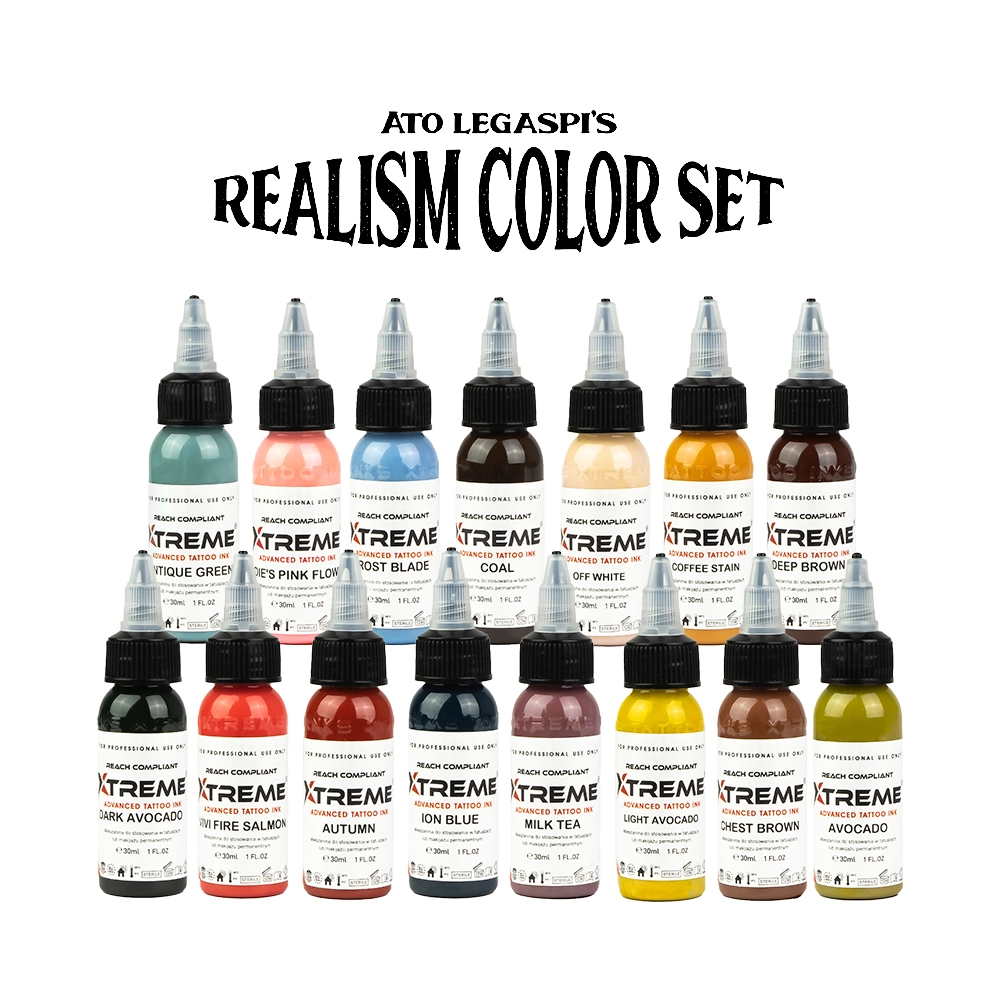 XTreme Ink 15x30ml - ATO LEGASPI'S REALISM COLOR SET