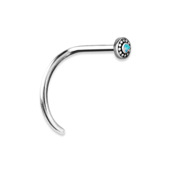 OPAL NOSESTUDS CURVED 0,8mm mod. 27