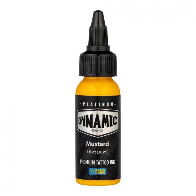 MUSTARD 30ml - DYNAMIC PLATINUM TATTOO INK REACH