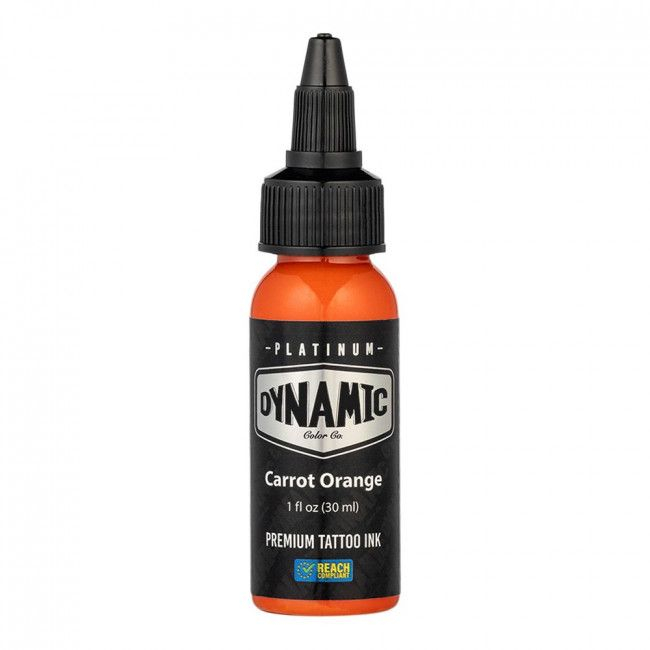 CARROT ORANGE 30ml - DYNAMIC PLATINUM TATTOO INK REACH