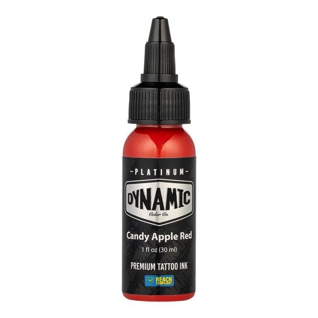 CANDY APPLE RED 30ml - DYNAMIC PLATINUM TATTOO INK REACH